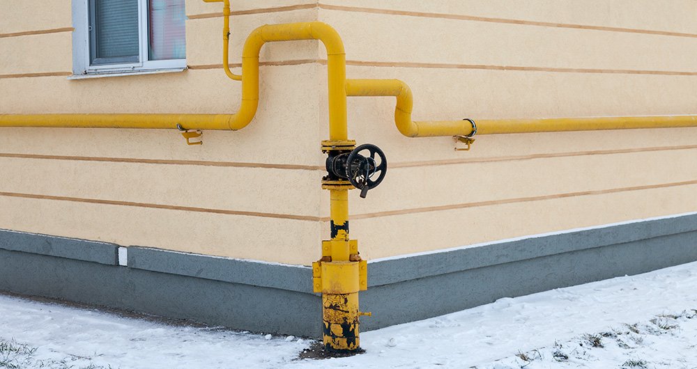 Instalação acima do solo de gasodutos