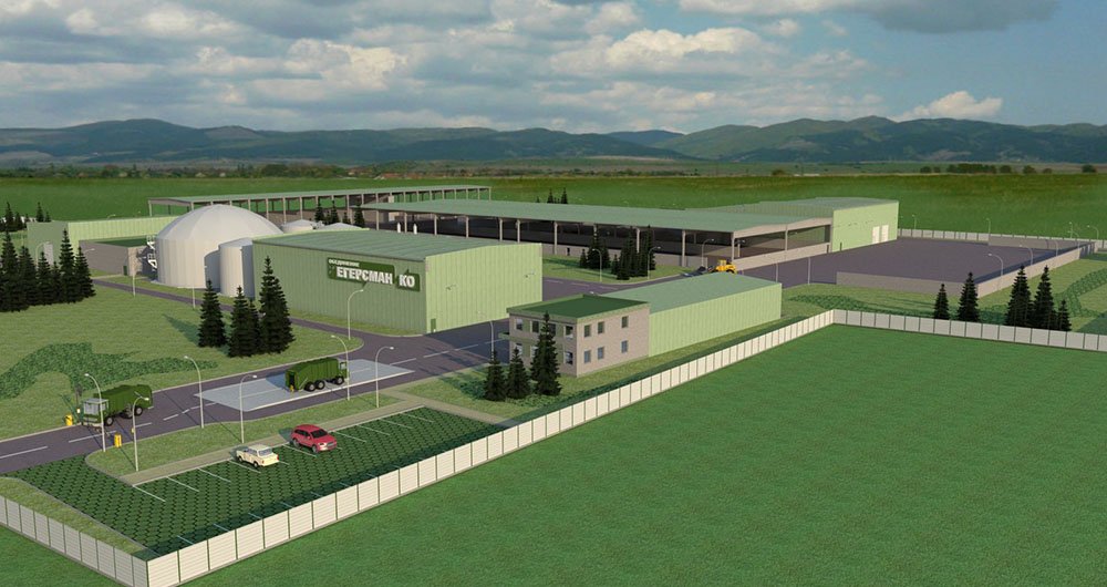As obras na estação de tratamento biológico nas instalações de Khan Bogrov prosseguem conforme o planejado